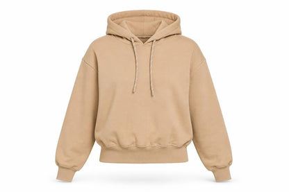 H&M Womens Beige Cotton Pullover Hoodie Size S Pullover
