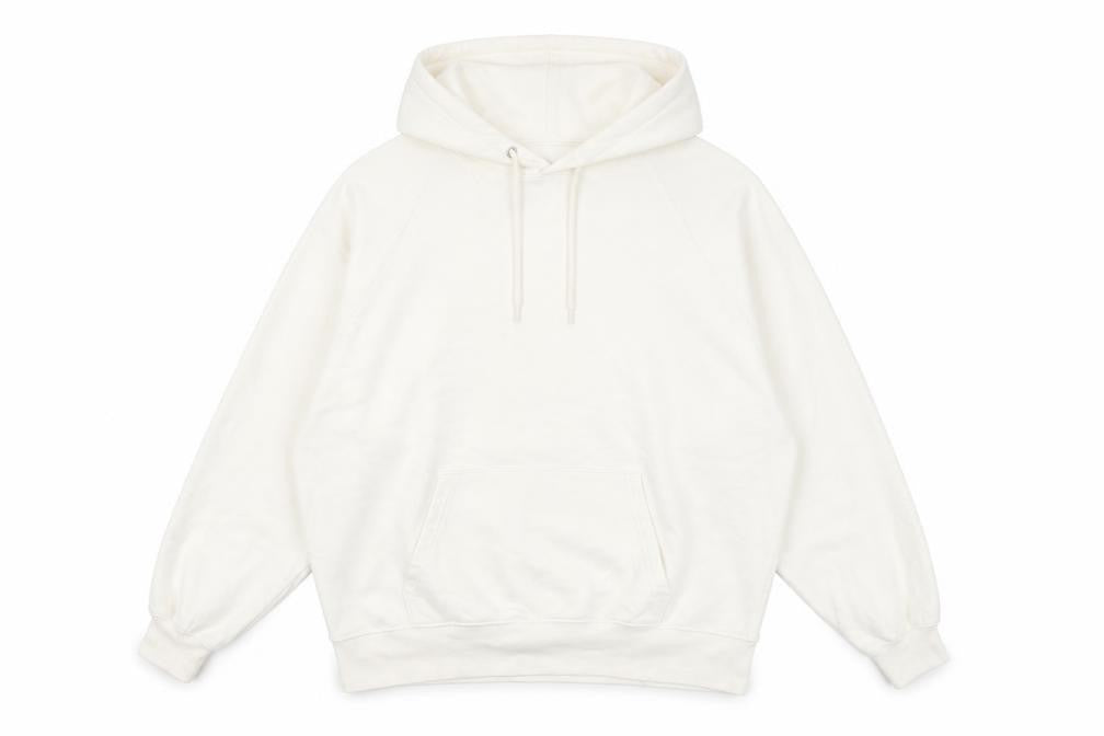 H&M Womens White Cotton Pullover Hoodie Size S Pullover