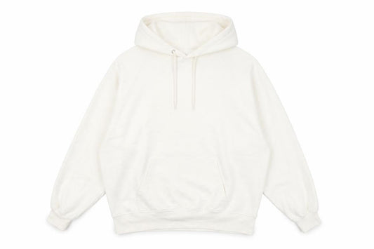 H&M Womens White Cotton Pullover Hoodie Size S Pullover