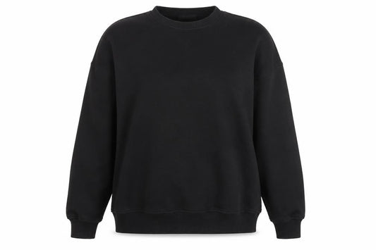 Missguided Womens Black Cotton Pullover Sweatshirt Size 12 Pullover