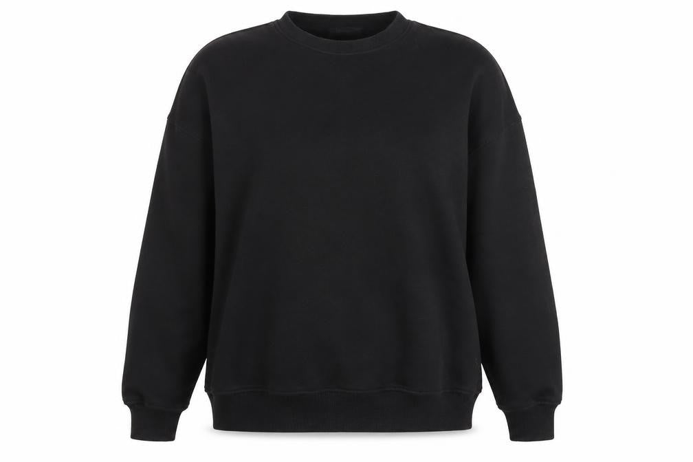 Missguided Womens Black Cotton Pullover Sweatshirt Size 12 Pullover