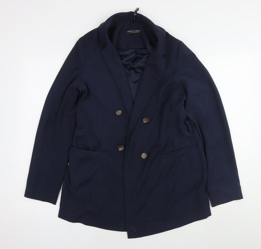 Dorothy Perkins Womens Blue Kimono Blazer Size 12