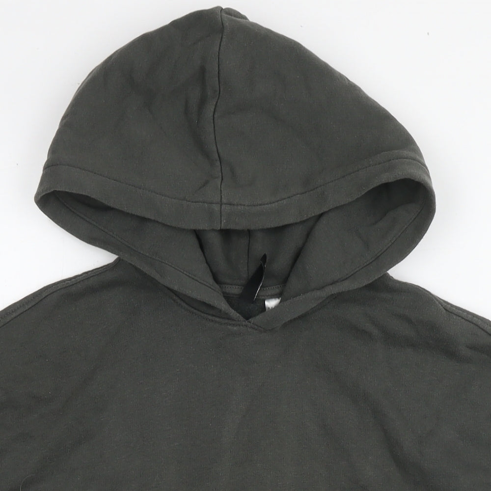 Divided by H&M Womens Blue Cotton Pullover Hoodie Size 2XS Pullover