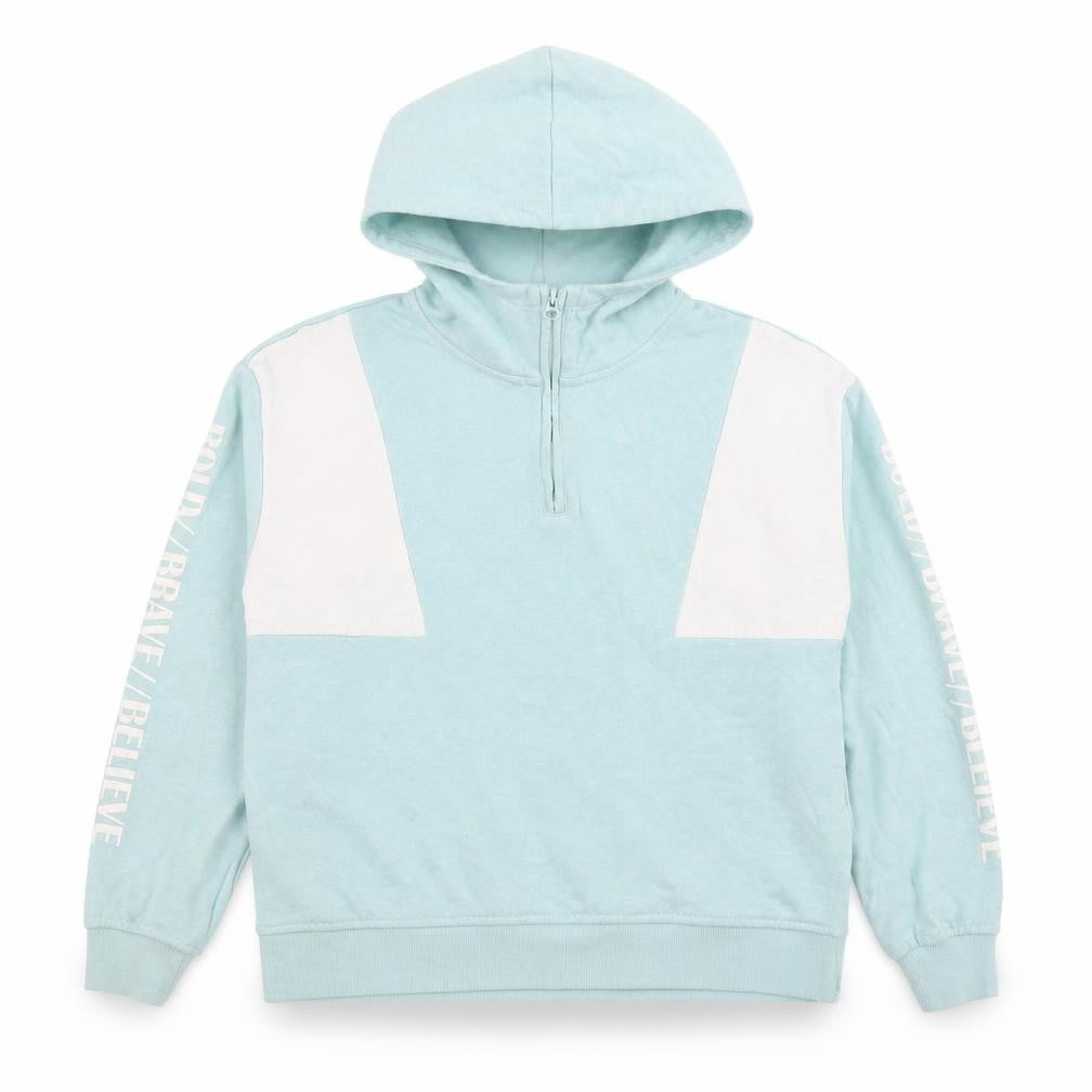 H&M Girls Blue Cotton Pullover Hoodie Size 13-14 Years Pullover