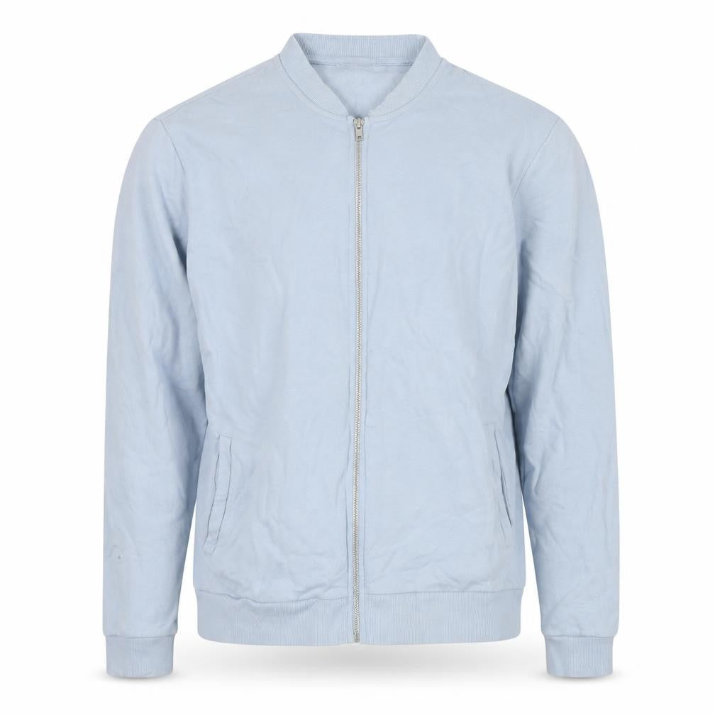 ASOS Mens Blue Cotton Full Zip Sweatshirt Size L