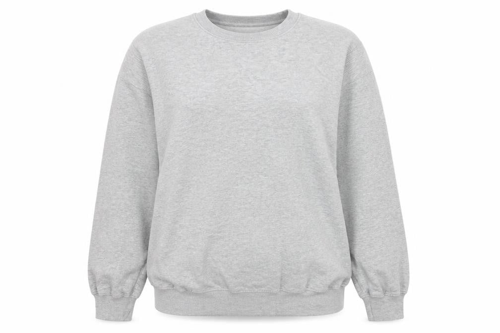 H&M Womens Grey Cotton Pullover Sweatshirt Size L Pullover - Tunic