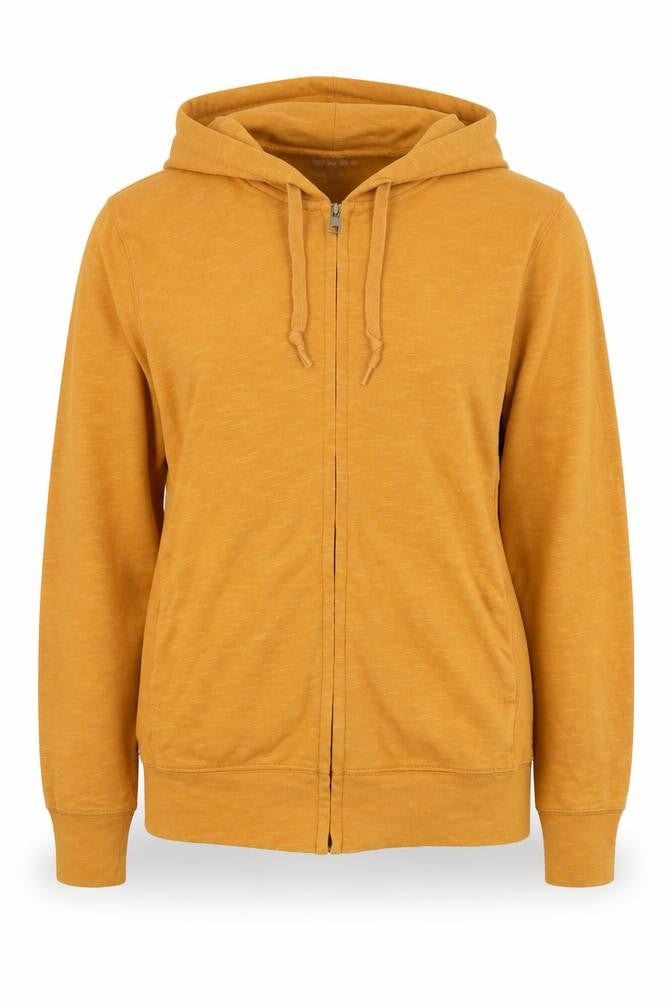 Uniqlo Womens Brown Cotton Full Zip Hoodie Size XS Zip