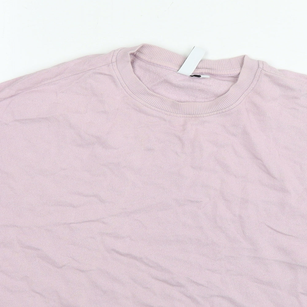 & Other Stories Womens Pink Cotton Pullover Sweatshirt Size XS Pullover