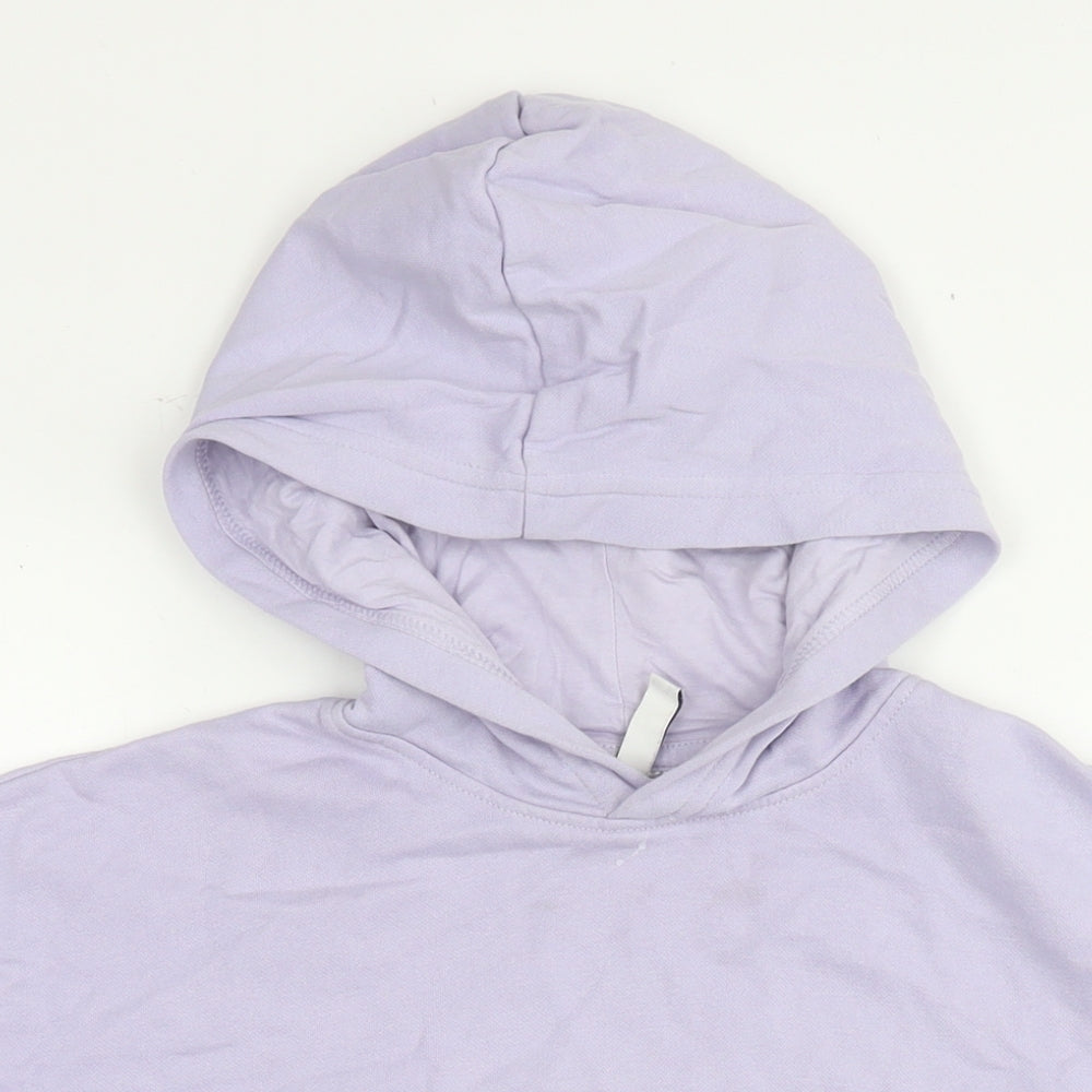Divided by H&M Womens Purple Cotton Pullover Sweatshirt Size S Pullover