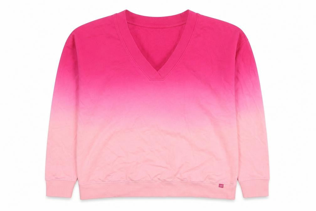 Botique Womens Pink Cotton Pullover Sweatshirt Size XS Pullover