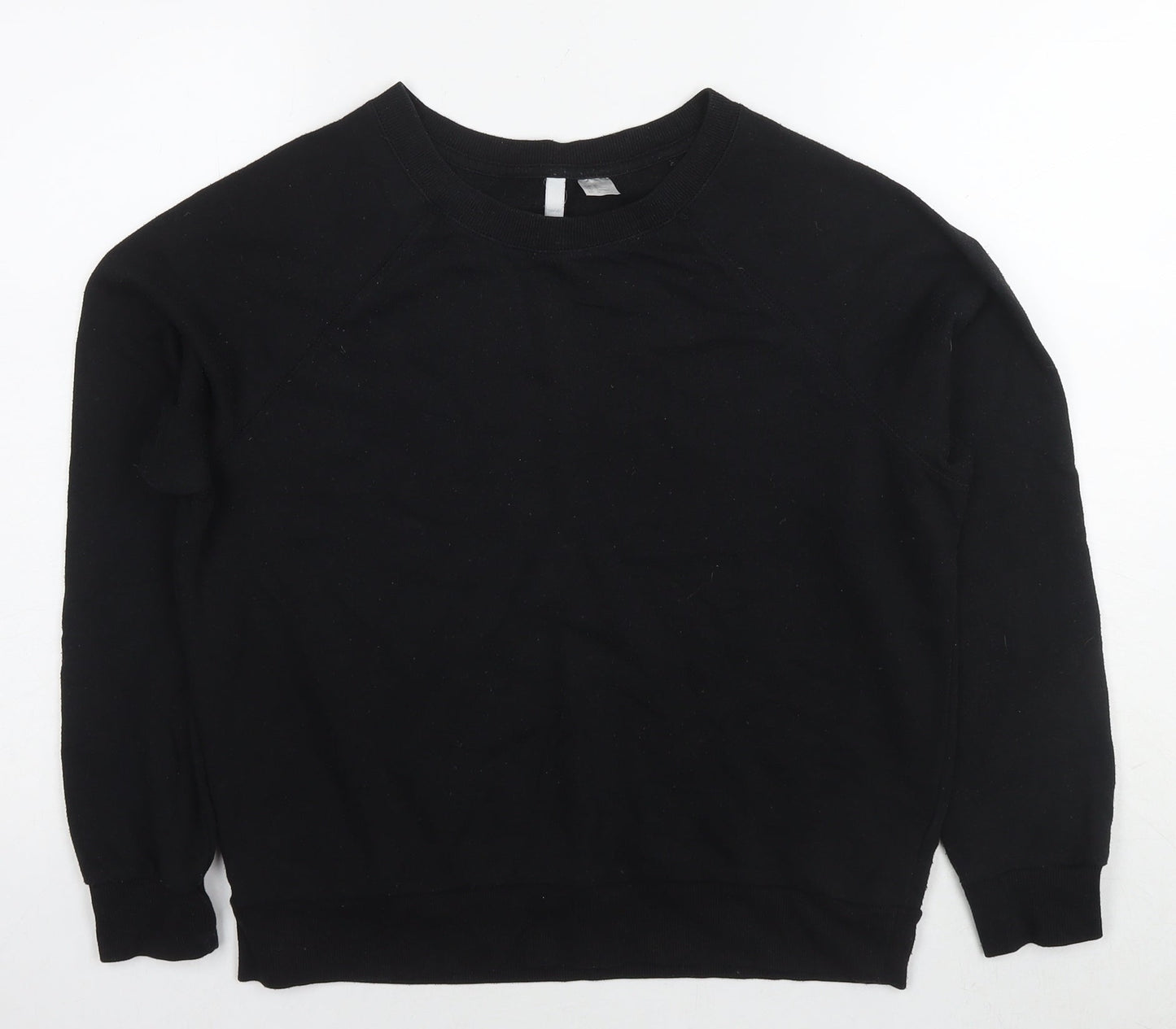 Divided by H&M Womens Black Polyester Pullover Sweatshirt Size M Pullover