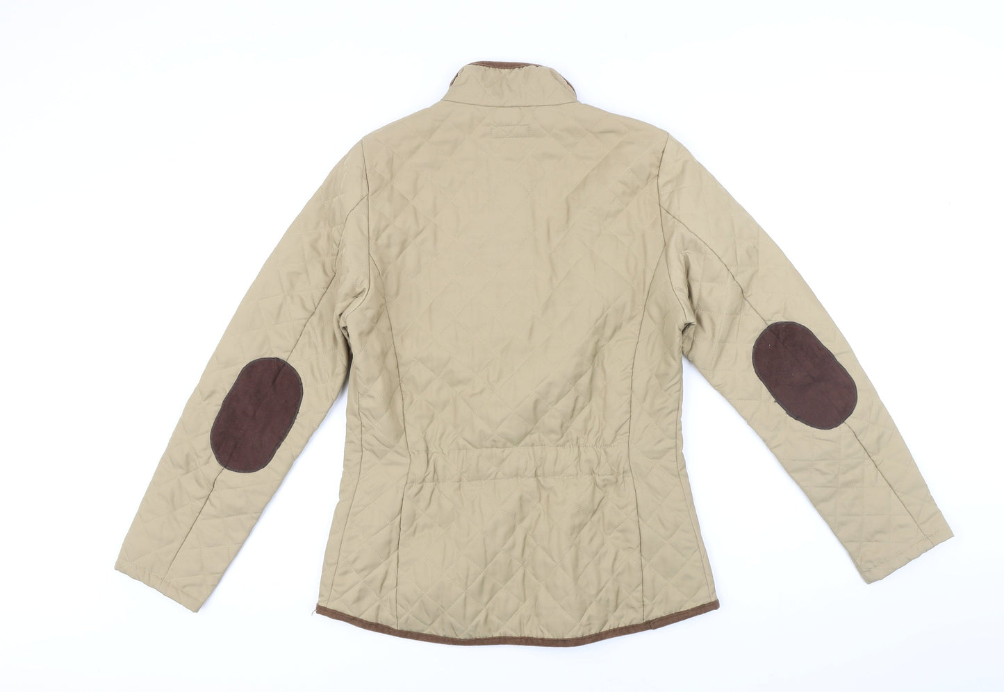 Sandwich Womens Beige Quilted Coat Size M Button