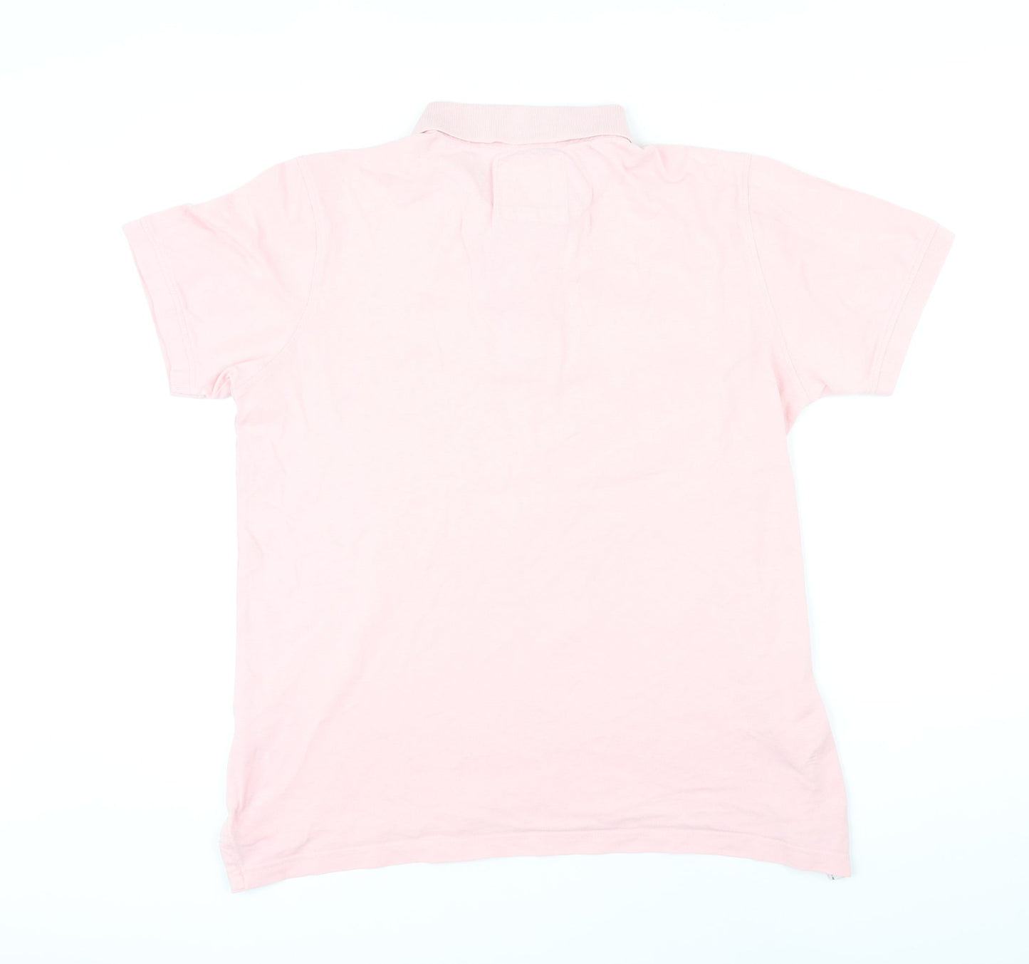 Crew Clothing Womens Orange 100% Cotton Basic Polo Size L Collared
