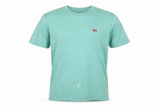 Levi's Mens Green Cotton T-Shirt Size L Crew Neck