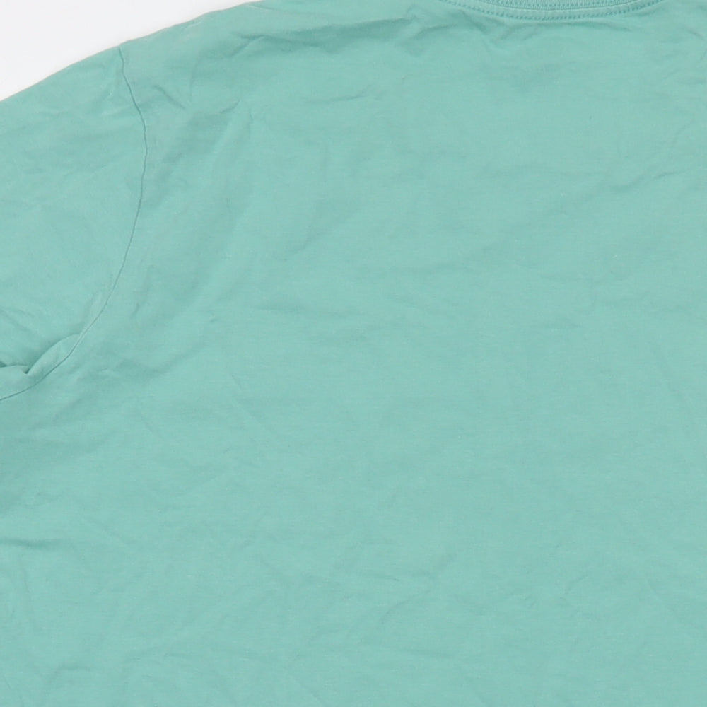 Levi's Mens Green Cotton T-Shirt Size L Crew Neck