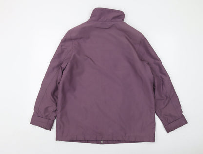 EWM Womens Purple Jacket Size 14 Zip
