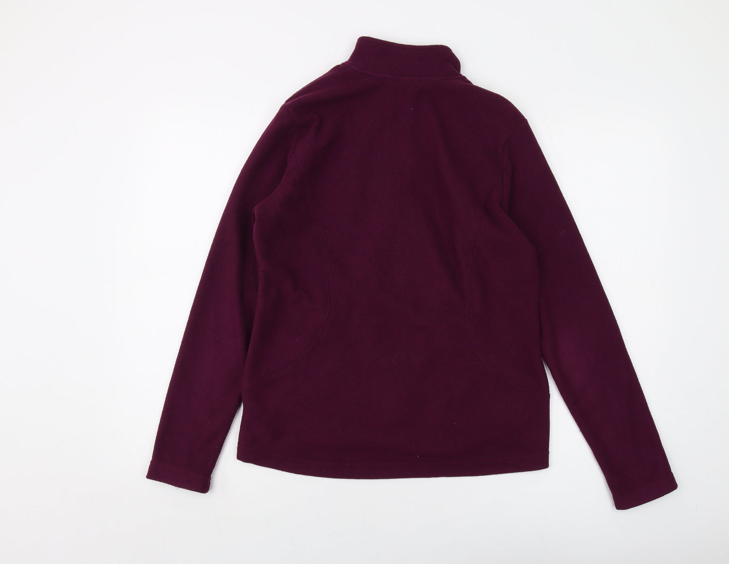 Marks and Spencer Womens Purple Jacket Size 12 Zip