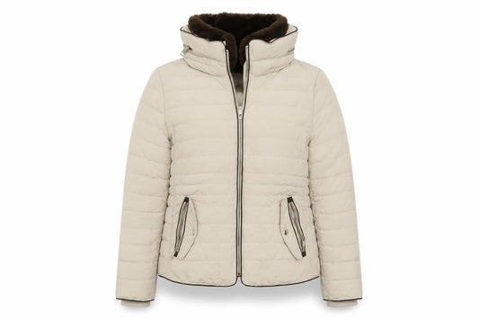 Marks & Spencer Womens Beige Jacket Size 14 Zip