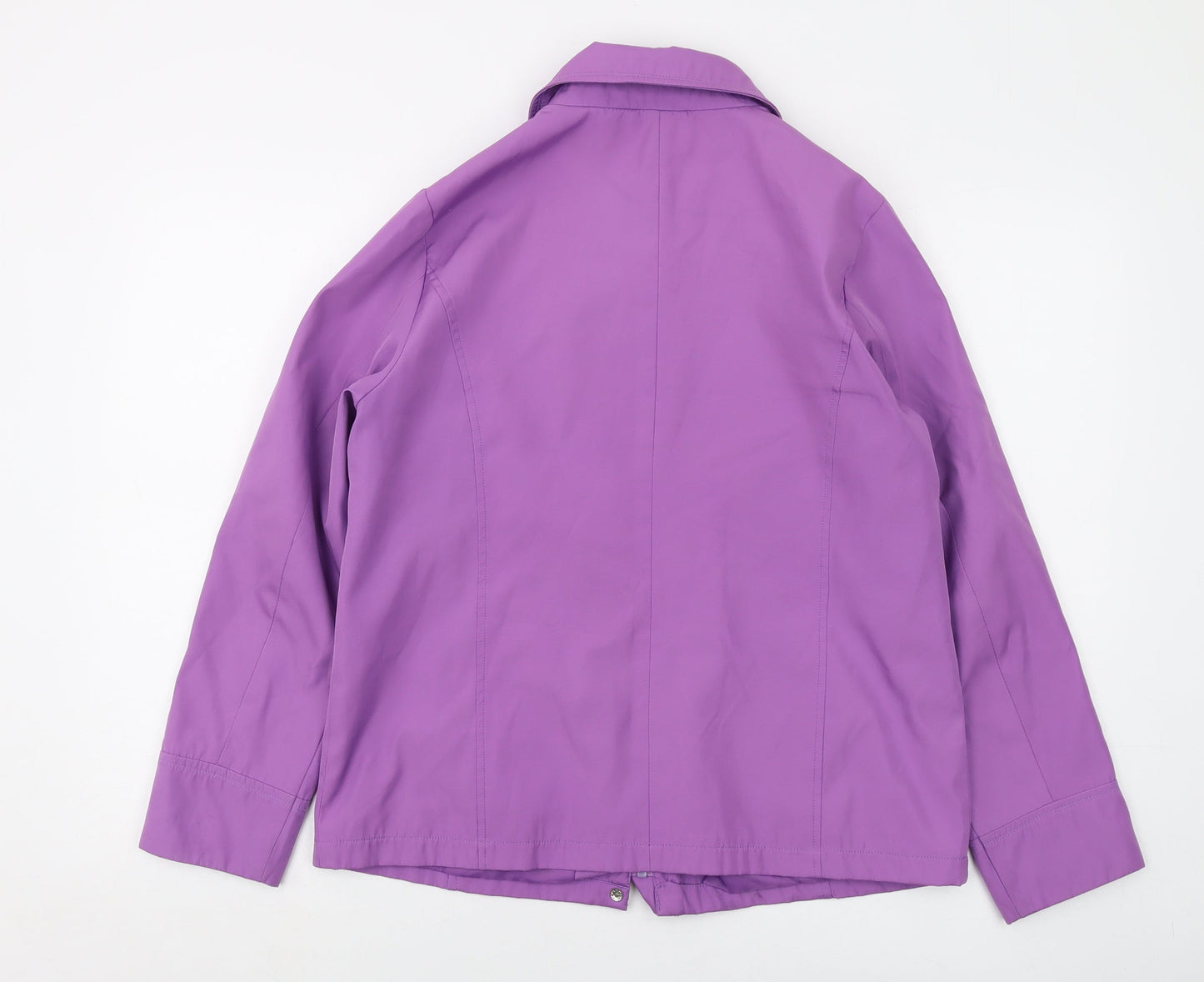 Bonmarché Womens Purple Jacket Size S Zip