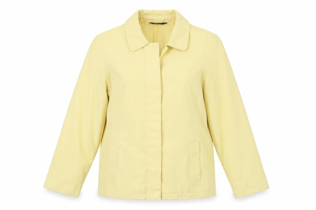 Bonmarché Womens Yellow Jacket Size L Zip