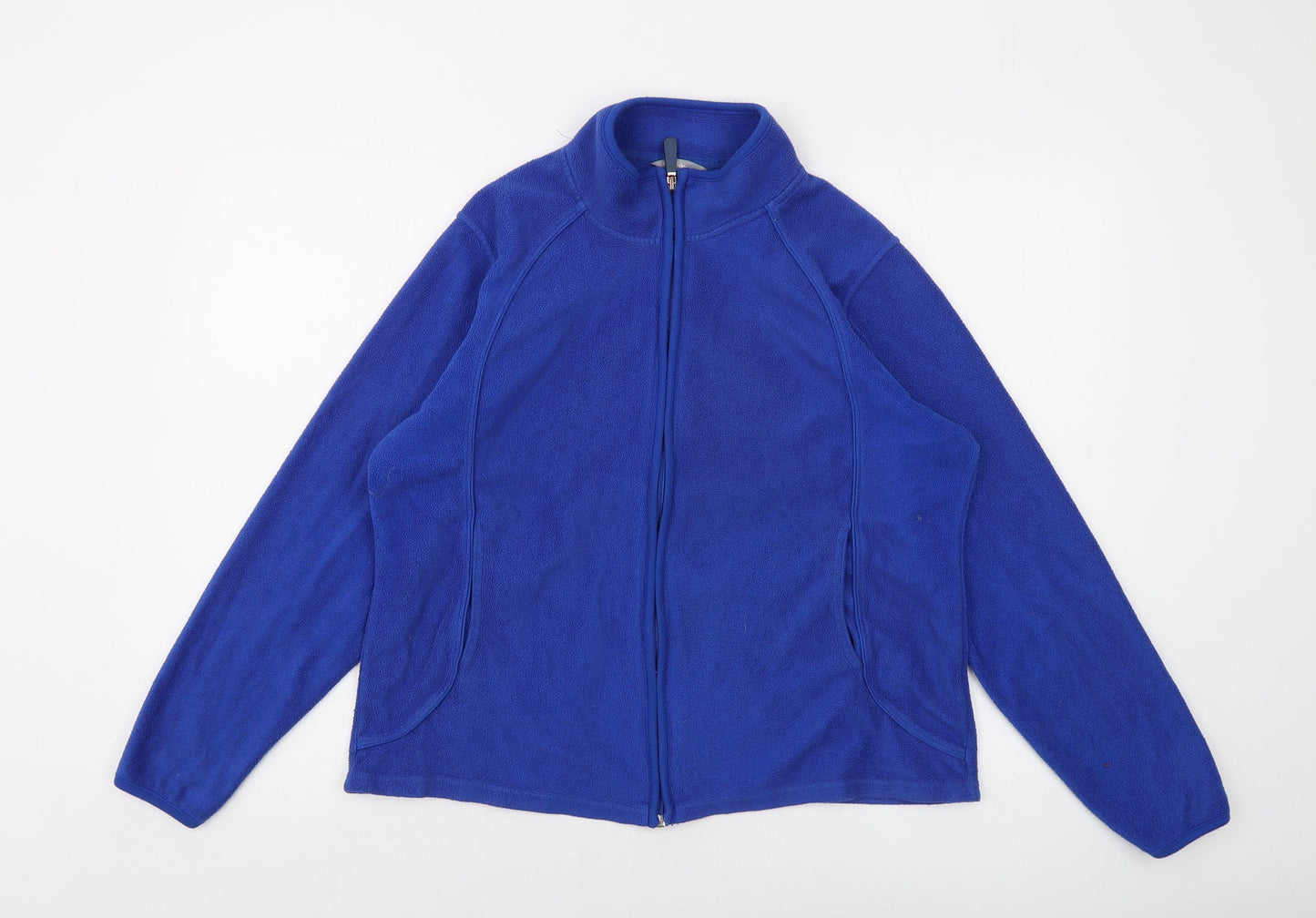 Marks and Spencer Womens Blue Jacket Size 10 Zip