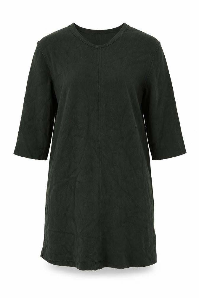 Zara Womens Green Acrylic Tunic Blouse Size M Round Neck