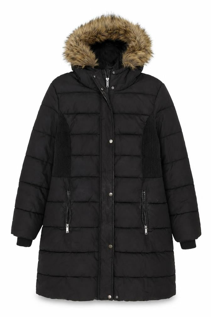 Bonmarché Womens Black Jacket Size 16 Zip