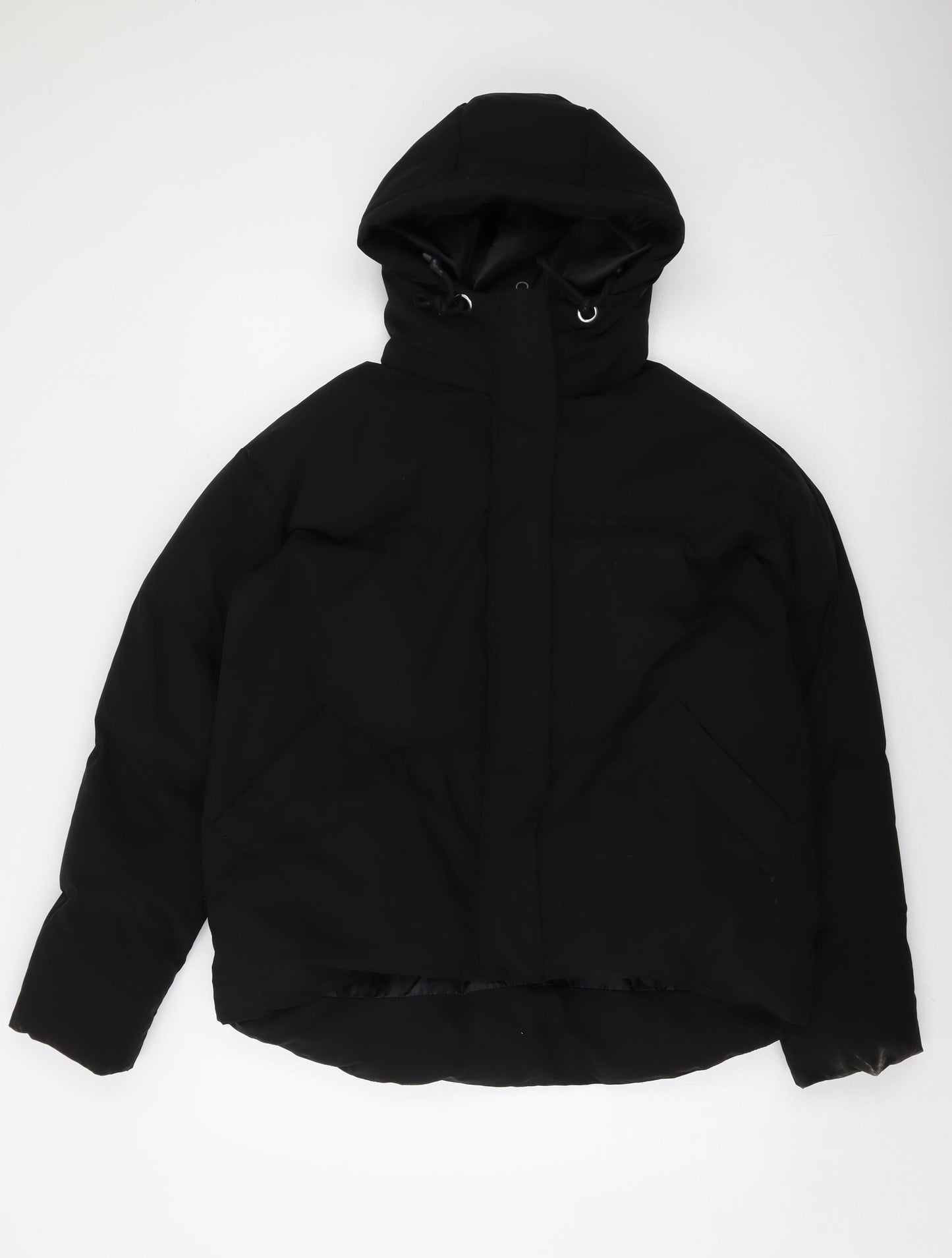 In the Style Womens Black Jacket Size 8 Zip