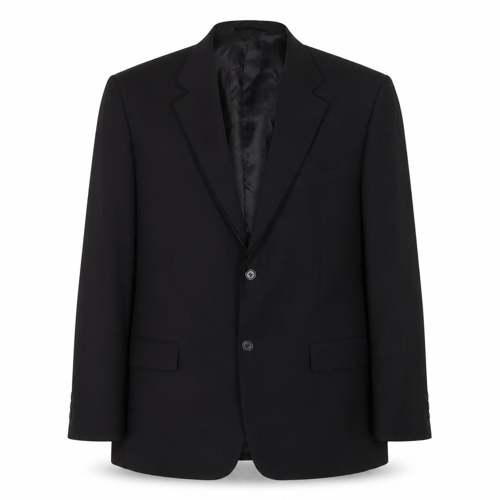 UrbanSpirit Mens Black Polyester Jacket Suit Jacket Size L Regular