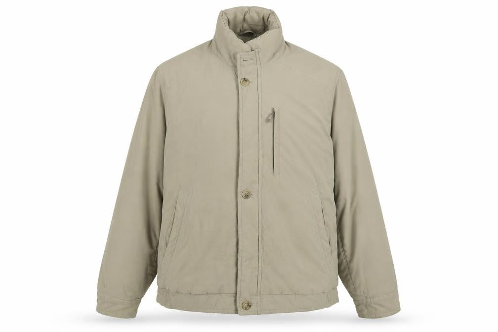 MICROS Mens Beige Jacket Size XL Zip