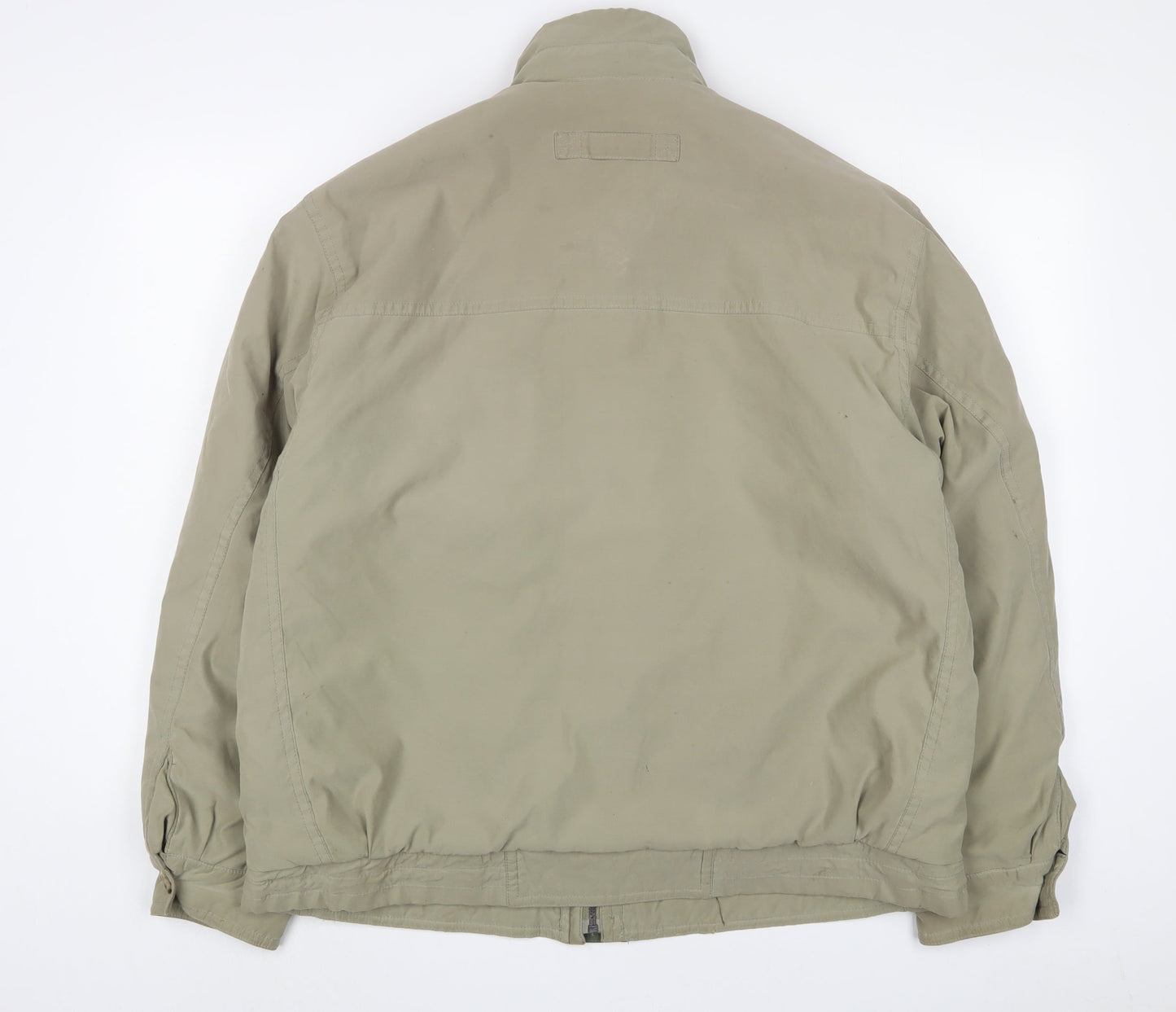 MICROS Mens Beige Jacket Size XL Zip