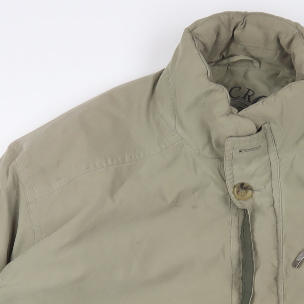 MICROS Mens Beige Jacket Size XL Zip