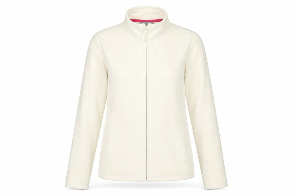 Marks and Spencer Womens White Jacket Size 10 Zip