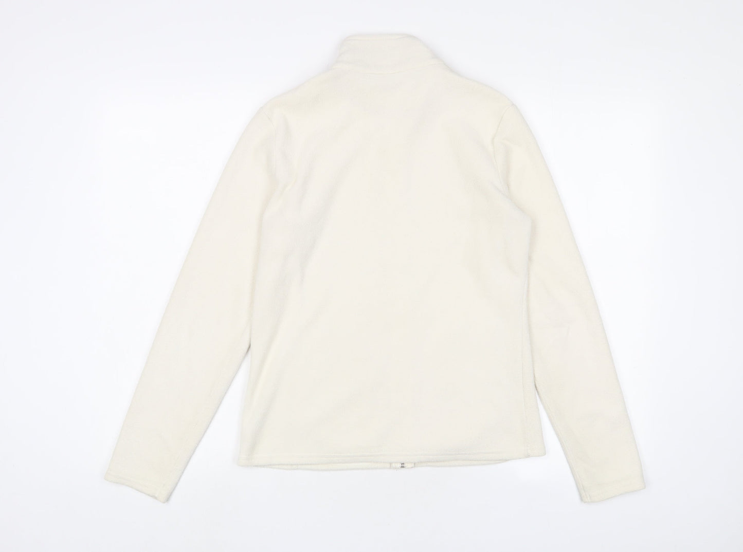 Marks and Spencer Womens White Jacket Size 10 Zip