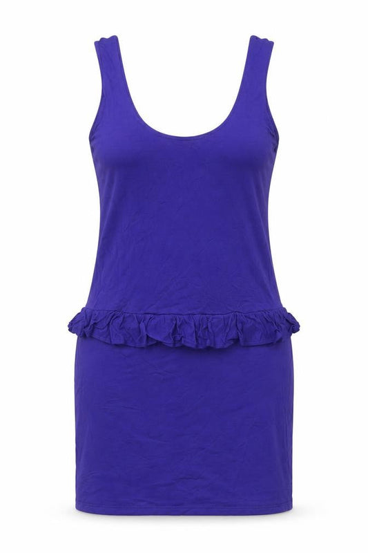 Miss Selfridge Womens Purple Cotton Bodycon Size 12 Scoop Neck Pullover