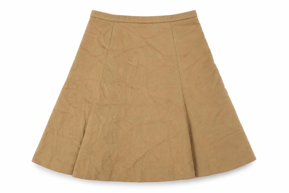 Marks & Spencer Beige A-Line Women's Skirt - M