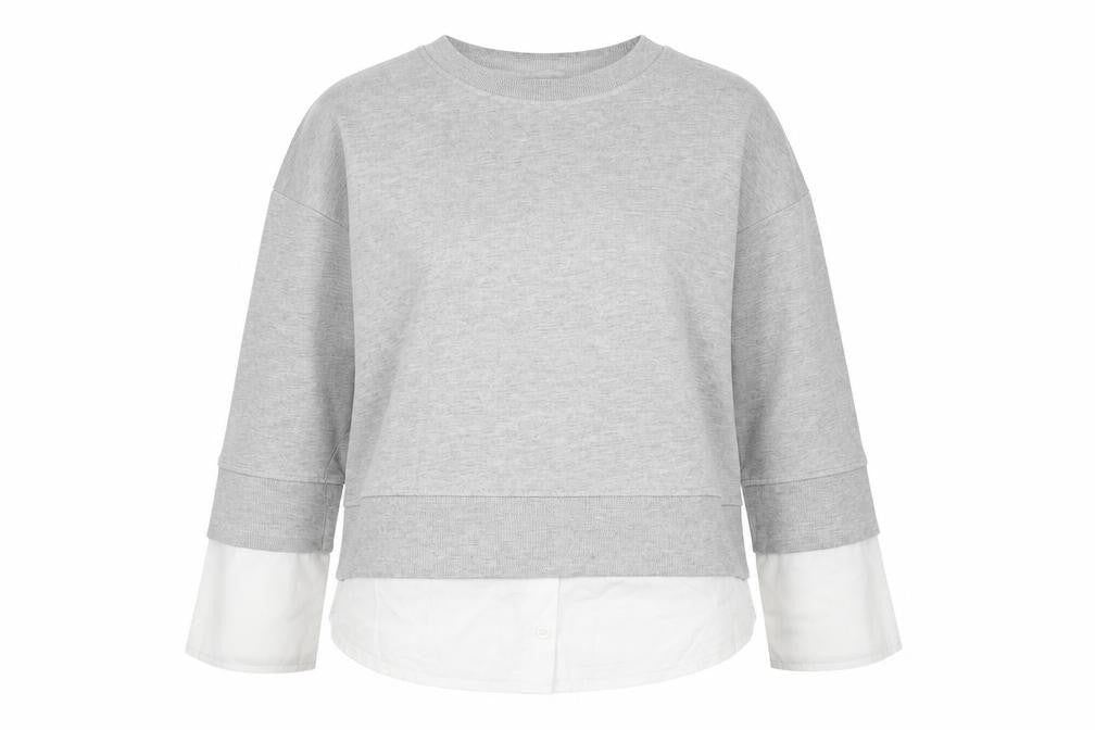 Next Women’s Grey Petite Pullover Sweatshirt - Size 10