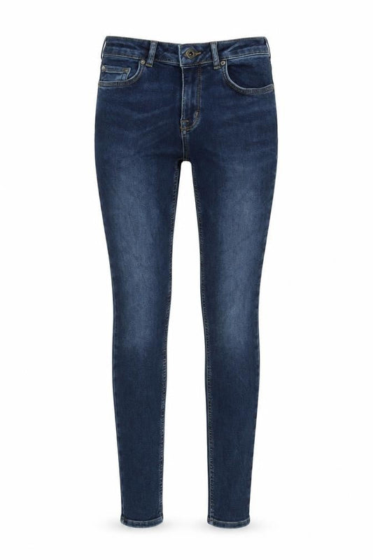 Jack Wills Womens Blue Cotton Blend Skinny Jeans Size 27 in L30 in Regular Zip