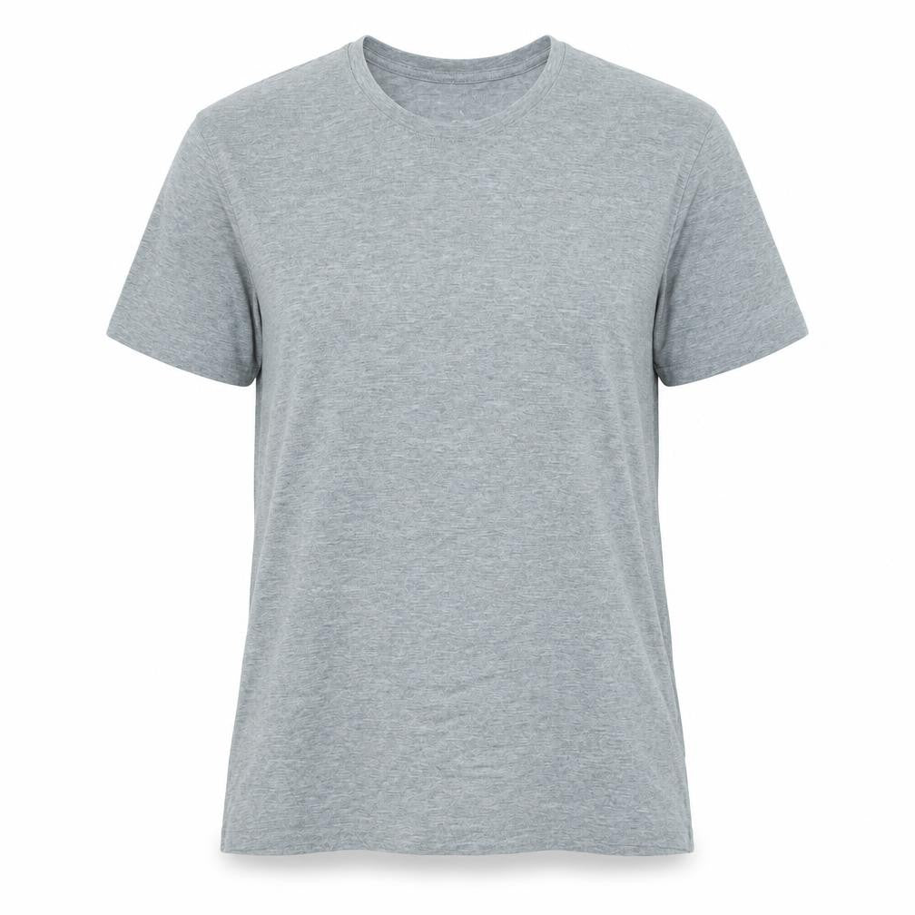Autograph Womens Grey Cotton Basic T-Shirt Size L Crew Neck