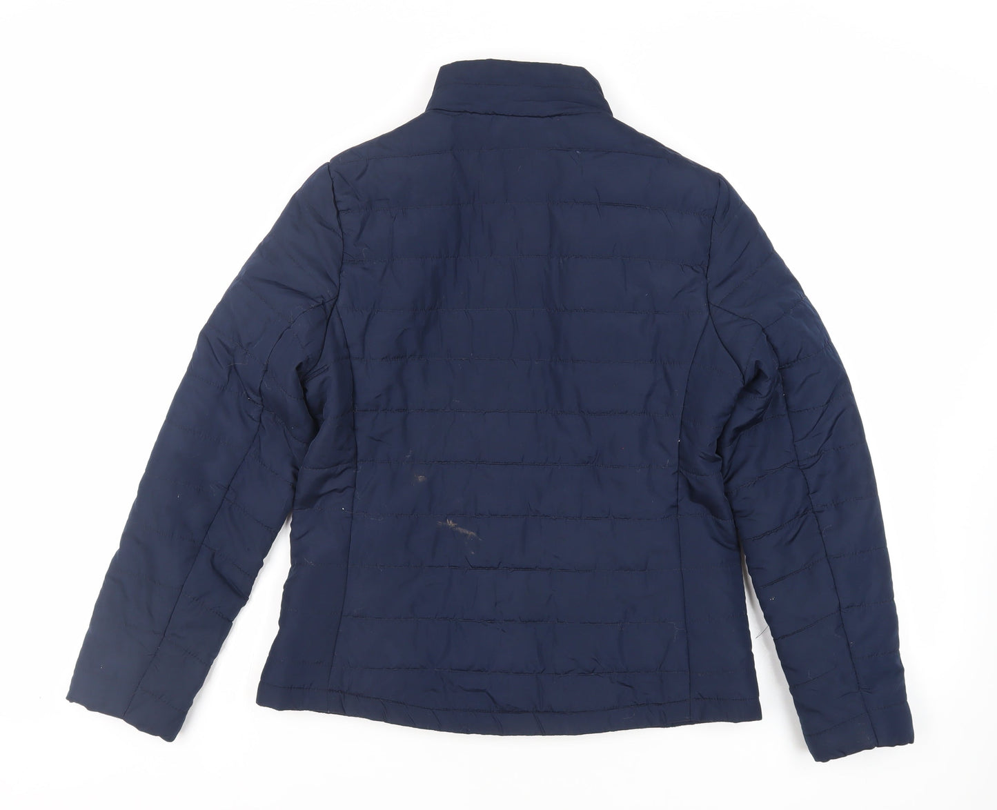 Marks and Spencer Womens Blue Jacket Size 10 Zip