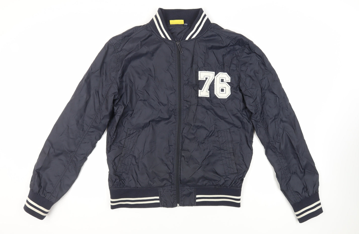 Slam Dunk Mens Blue Varsity Jacket Jacket Size M Zip