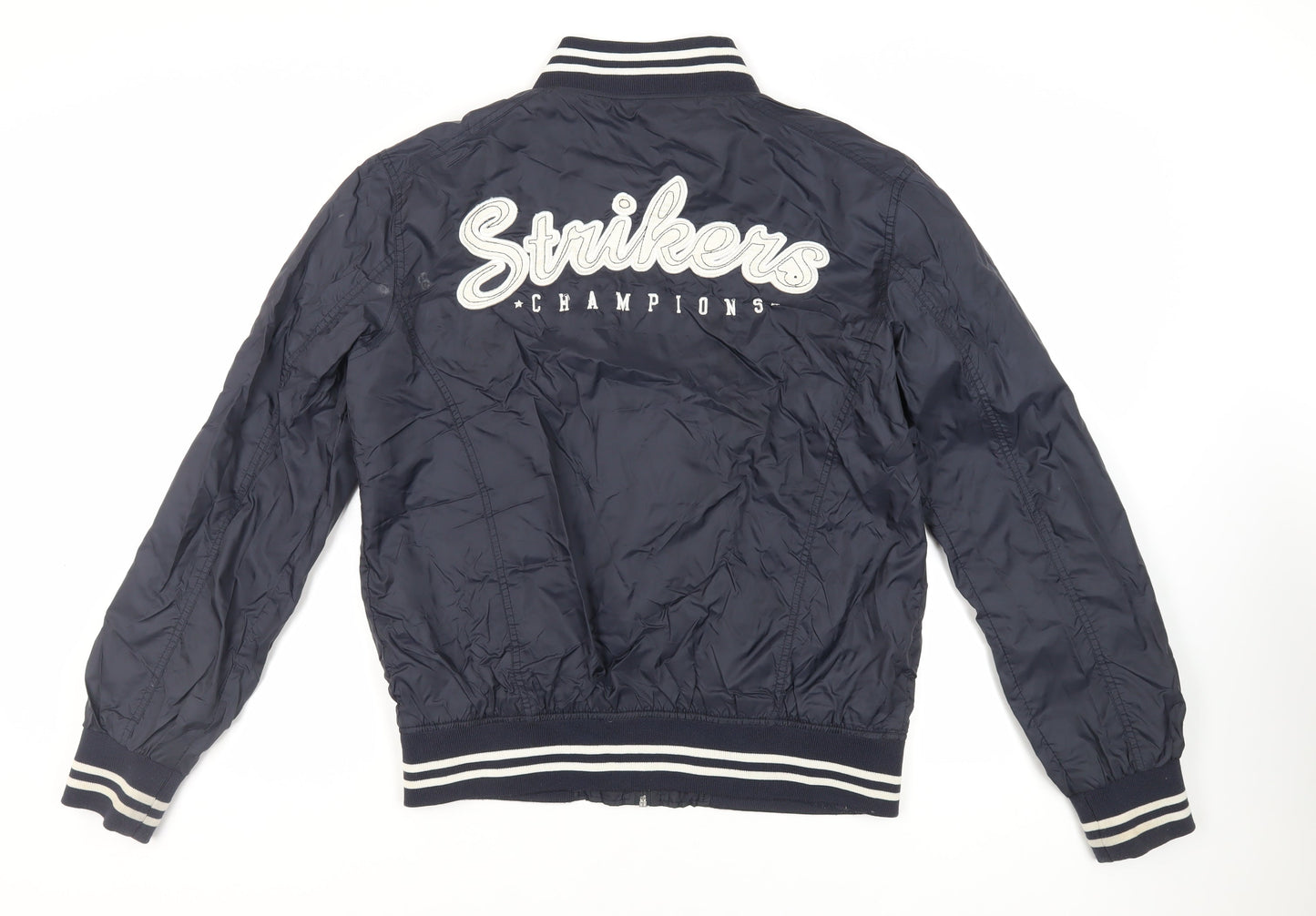 Slam Dunk Mens Blue Varsity Jacket Jacket Size M Zip