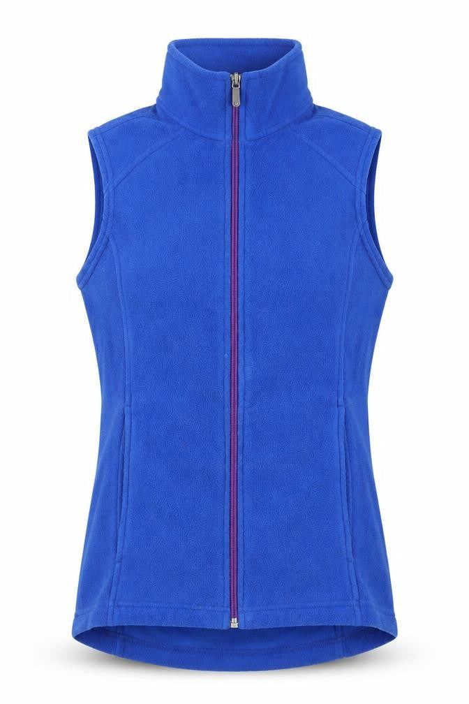 Lands' End Womens Blue Gilet Jacket Size M Zip