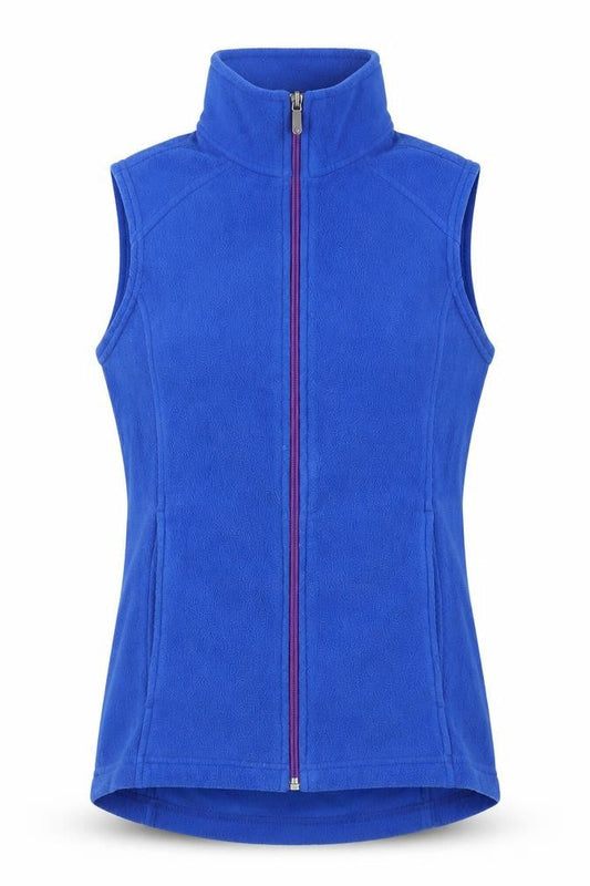 Lands' End Womens Blue Gilet Jacket Size M Zip