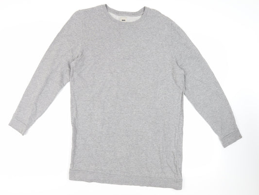 ASOS Womens Grey Cotton Pullover Sweatshirt Size L Pullover