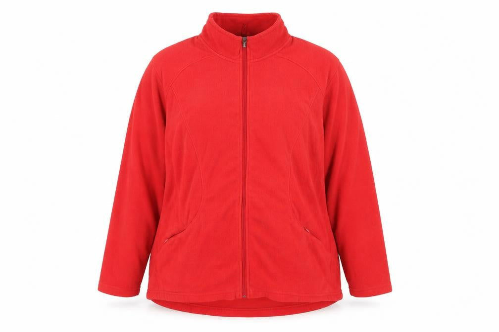 Marks & Spencer Womens Red Jacket Size 22 Zip - Zipped Pockets