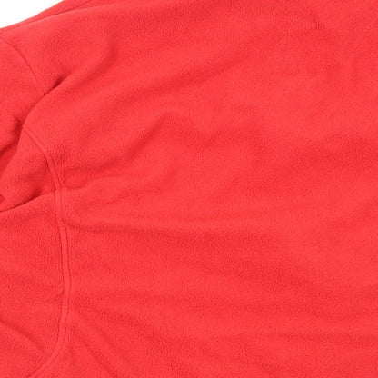 Marks & Spencer Womens Red Jacket Size 22 Zip - Zipped Pockets