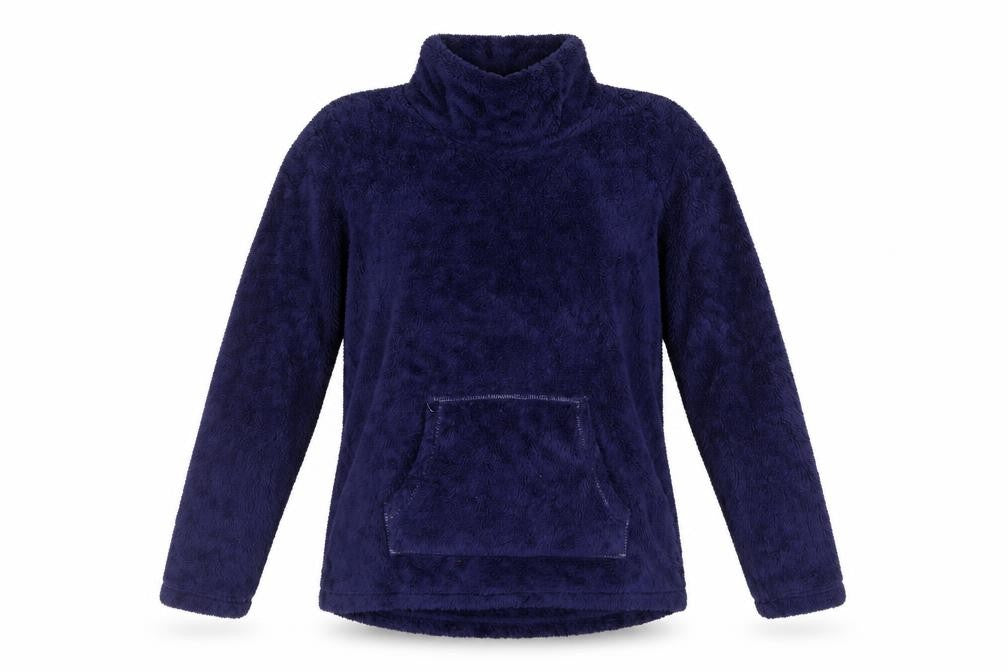 Marks & Spencer Womens Blue Polyester Pullover Sweatshirt Size 14 Pullover - Pockets