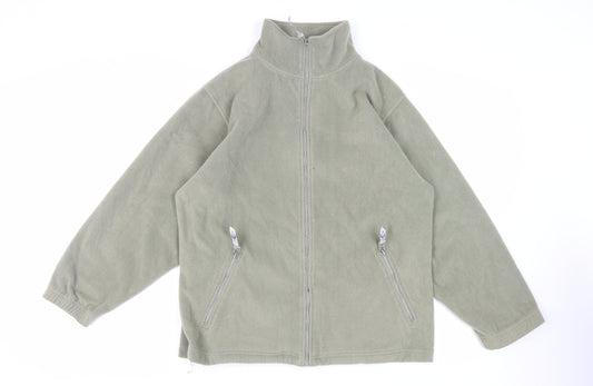 Neutral Territory Mens Green Jacket Size M Zip - Zipped Pockets