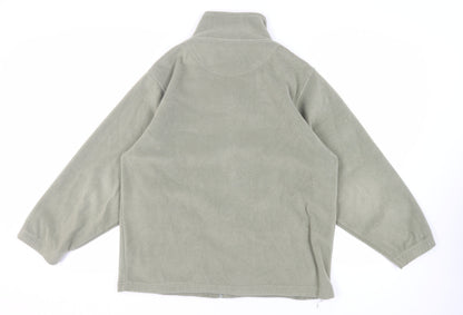 Neutral Territory Mens Green Jacket Size M Zip - Zipped Pockets